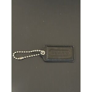 Coach Black Hang Tag